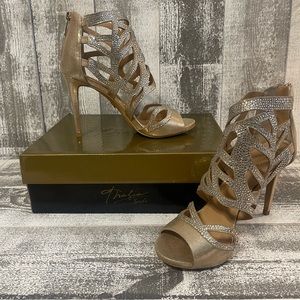 Gorgeous Bling High Heel Shoes New in Box